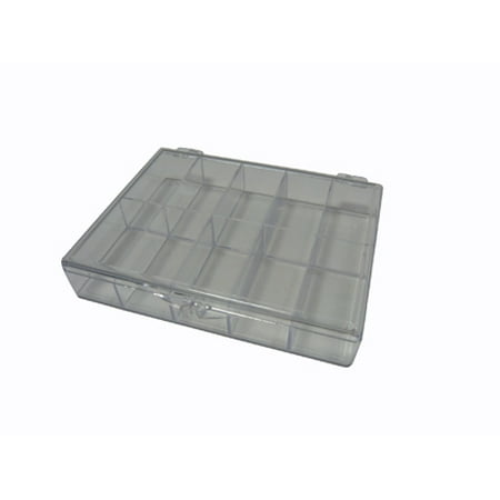 Crystal Basket - STORAGE BOX CRYSTAL CLEAR 10 COMPARTMENT 4.6