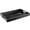 Black, variant on Rectangle Faux Leather Decorative Serving Tray with Handles,Modern Elegant Tray for Ottoman,Coffee Table,Perfume Display,Multi‑Scene Household Use