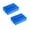 Blue-2pcs, variant on 32 Holes Bit Holder Hex Shank Batch Head Shank Storage Screwdriver Drill Organizer High Elasticity PVC Rubber Box