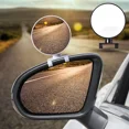 thumbnail image 2 of Car Blind Spot Mirrors Universal Wide Angle Side Mirror Covers Auxiliary Rear View Round Black M, 2 of 6