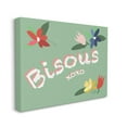 thumbnail image 4 of Stupell Industries French Bisous Text Floral Kisses Design Canvas Wall Art by Mark Higden, 4 of 4