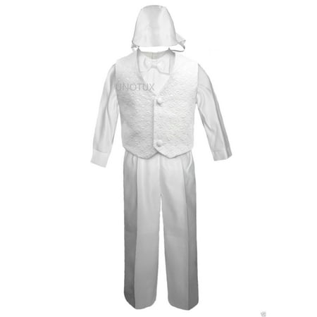 Boy Infant Baby Toddler Christening Baptism Formal Vest Suit S M L XL 2T 3T (Best Souvenir For Christening)