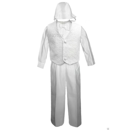 Boy Infant Baby Toddler Christening Baptism Formal Vest Suit S M L XL 2T 3T