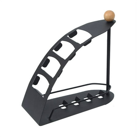 

Iron Four Lattices Holde Remote Storage Organizer Stand Storage Rack for Remote Controller Ship Type (Black)