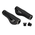 thumbnail image 1 of Puños cómodos para manillar de bicicleta con funda amortiguadora para bicicleta de montaña y carretera Negro, 1 of 4