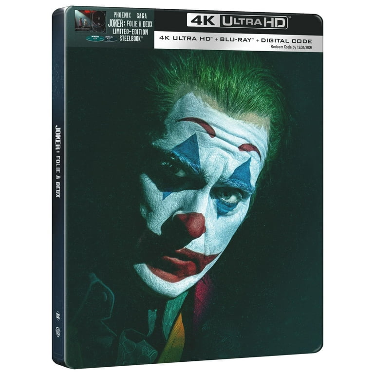 Joker: Folie a Deux (Steelbook) (4K Ultra HD + Blu-ray + Digital Copy) Joker: Folie a Deux (Steelbook) (4K Ultra HD + Blu-ray + Digital Copy)