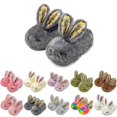 thumbnail image 3 of NOKIO Women Slippers Bunny Plush House Slipper Cute Animal Ca𝗋𝗍oon Slippers Warm Soft Plush Slippers Winter Non-S𝗅ip Indoor Shoes Comfortable Casual Bedroom Slides, 3 of 5