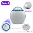 thumbnail image 2 of Night Lights for Kids Room with Sound Machine Soothing Sounds Baby Night Light Star Projector White Noise Machine for Baby Sleeping Soother Nursery Lamp for Boys Girls Bedroom Decor, 2 of 10