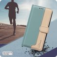 thumbnail image 5 of for iPhone XR Wallet Flip Case, Luxury Premium PU Leather Card Slots Strong Magnetic Closure Kickstand RFID Blocking Phone Case Cover for iPhone XR - Green, 5 of 8