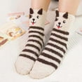 thumbnail image 5 of 3 Pairs Women's Fluffy Socks, Soft Fuzzy Socks Winter Comfy Warm Fluffy Socks, 5 of 5