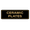 Black Gold, variant on Signs ByLITA Standard Ceramic Plates Sign (Red) - Large