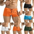 thumbnail image 3 of CENL Men Swimsuit Beach Wear Quick Drying Swim Trunks Swimwear Drawstring Shorts, 3 of 9