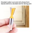 thumbnail image 3 of 5pcs Cemented Carbide 1/2inch Shank Dovetail Joint Router Bits Woodworking Milling Cutter Set, 3 of 8