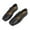 Black, variant on KEGIRLOM Women Fashionable Casual Square Toe Strap Comfortable And Versatile Solid Color Flat Sole Shoe Brown Size 7.5