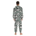 thumbnail image 4 of FORMRS Onesies Pajama for Adults Unisex Hoodie Winter Jumpsuit One Piece Sleepwear, Sizes S-2XL, Cute Llamas Pattern, 4 of 7