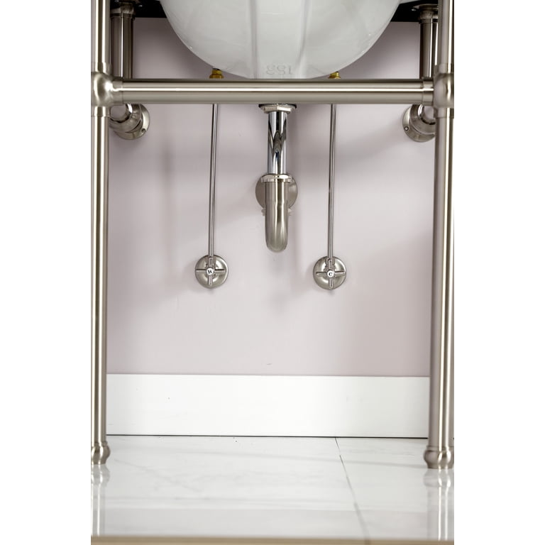 Kingston Brass 36-Inch Metropolitan Grab Bar In Polished Nickel - 1-1/4" Diameter, ADA Compliant, Brass Construction