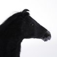 thumbnail image 4 of Juguete de suaves para y adultos, modelo de caballo de peluche coleccionable, juguetes educativos, suministros para fiestas Negro Baoblaze Caballo de simulación, 4 of 7