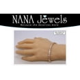 thumbnail image 4 of Nana Silver Asscher Pure Brilliance CZ Bracelet-7"-3.0mm-13.00cttw Equivalent Diamond Weight-Rose Gold Plated, 4 of 7