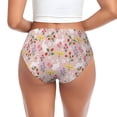 thumbnail image 3 of Womens Underwear Cartoon Cute Rabbit Flower_A Cuteness No Show Seamless Underwear for Women, Soft Stretch Women's Panties, Hipster Ladies Panties Bikini Underwear Briefs, 3 of 6