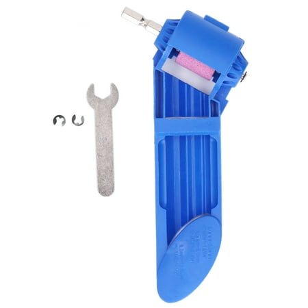 

2024 Corundum Bit Sharpener Portable Corundum Grinding Wheel Drill Bit Sharpener for Grinder Power Tools Blue