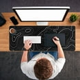 thumbnail image 2 of Large mouse pad desktop background Black M Black Black Black M, 2 of 3