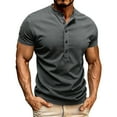 thumbnail image 2 of Ceisia Men's Gradient Printed Casual Elastic Sports Round Neck Active Top Gift, 2 of 8