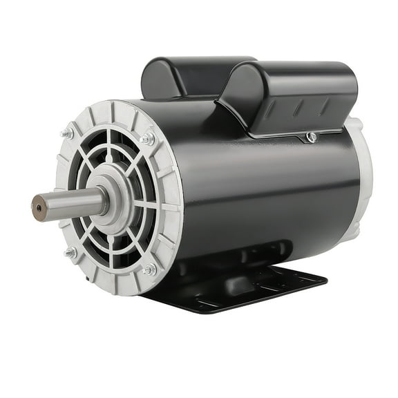 Maxpeedingrods 5HP Compressor Duty Electric Motor ODP CW/CCW 21A 56Frame 7/8" Shaft 3450RPM