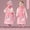 03 Pink Rabbit-TUTU【Upgraded Waterproof High Collar with Hidden Buttons】, variant on Student Raincoat with Backpack Space — Kids' Waterproof Rain Poncho featuring Enlarged Brim and Reflective Safety Strips — School Rain Gear for Boys and Girls