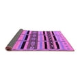 thumbnail image 2 of Ahgly Company Indoor Square Solid Purple Modern Area Rugs, 5' Square, 2 of 4