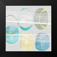 thumbnail image 2 of Goldberger, Jennifer 20x20 Black Modern Framed Museum Art Print Titled - Stone Pattern II, 2 of 5