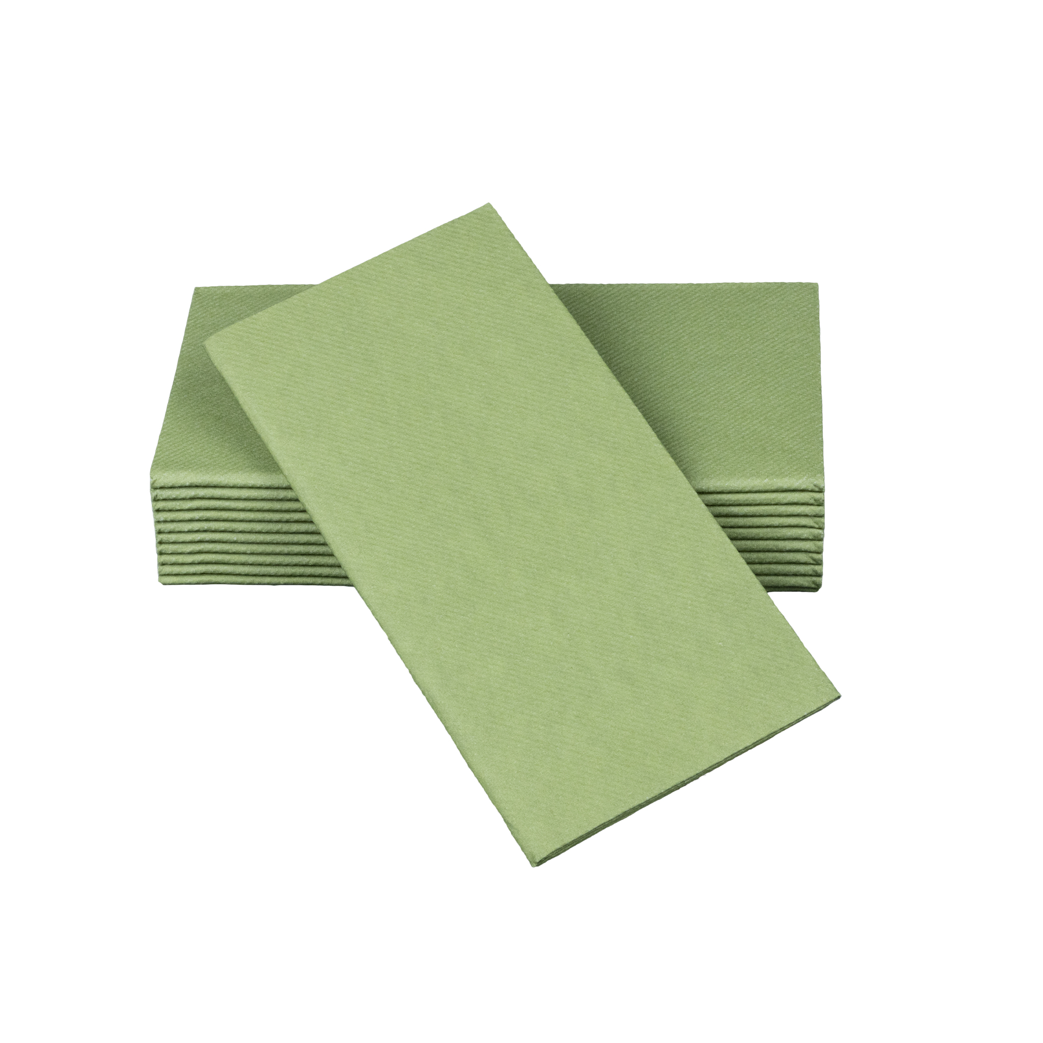 SimuLinen 16"x16" Signature Color Collection Olive Green 50 Napkins