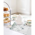 thumbnail image 4 of Green Coastal Kitchen Dish Towels for Drying Dishes Set of 2, Summer Eucalyptus Leaves Beach Ocean Starfish Conch Waffle Weave Microfiber Hand Tea Bathroom Towels Quick Dry & Absorbent Towel 12x12, 4 of 7