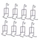 thumbnail image 5 of Soporte de exhibición para tazas de té y platillos Organizador de tazas de café de escritorio Portavasos de lujo Negro, 5 of 9