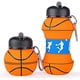 thumbnail image 1 of Botella Agua Plegable Deportiva Forma de Balón Basquetbol, Termo Niños Portable Reusable MADIOLA Botella_Balon, 1 of 4