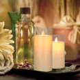 thumbnail image 3 of 3 Velas s Led Grande Flama Vaso de Cristal, 3 of 5