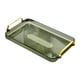 thumbnail image 1 of Bandeja para servir con asas Macarena verde rectangular 37 cm x 22 cm x 6 cm, 1 of 8