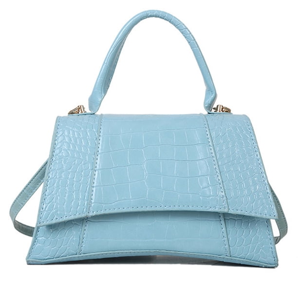 Bolsos y carteras de piel sintética, bolso bandolera de un solo hombro con estampado de piedras.