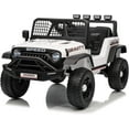 thumbnail image 1 of Garvee 12V Kids Ride on Car with Remote Controller, for Children 3-6 Years, White, 1 of 8