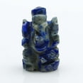 thumbnail image 4 of Harmonize Lord Ganesha Lapis Lazuli Stone Carved Statue Reiki Healing Stone Figurine, 4 of 4
