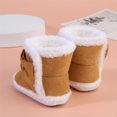 thumbnail image 5 of Eyicmarn Cute Bow Decorated Suede Boots for Infants to Keep Warm in Winter, 5 of 8