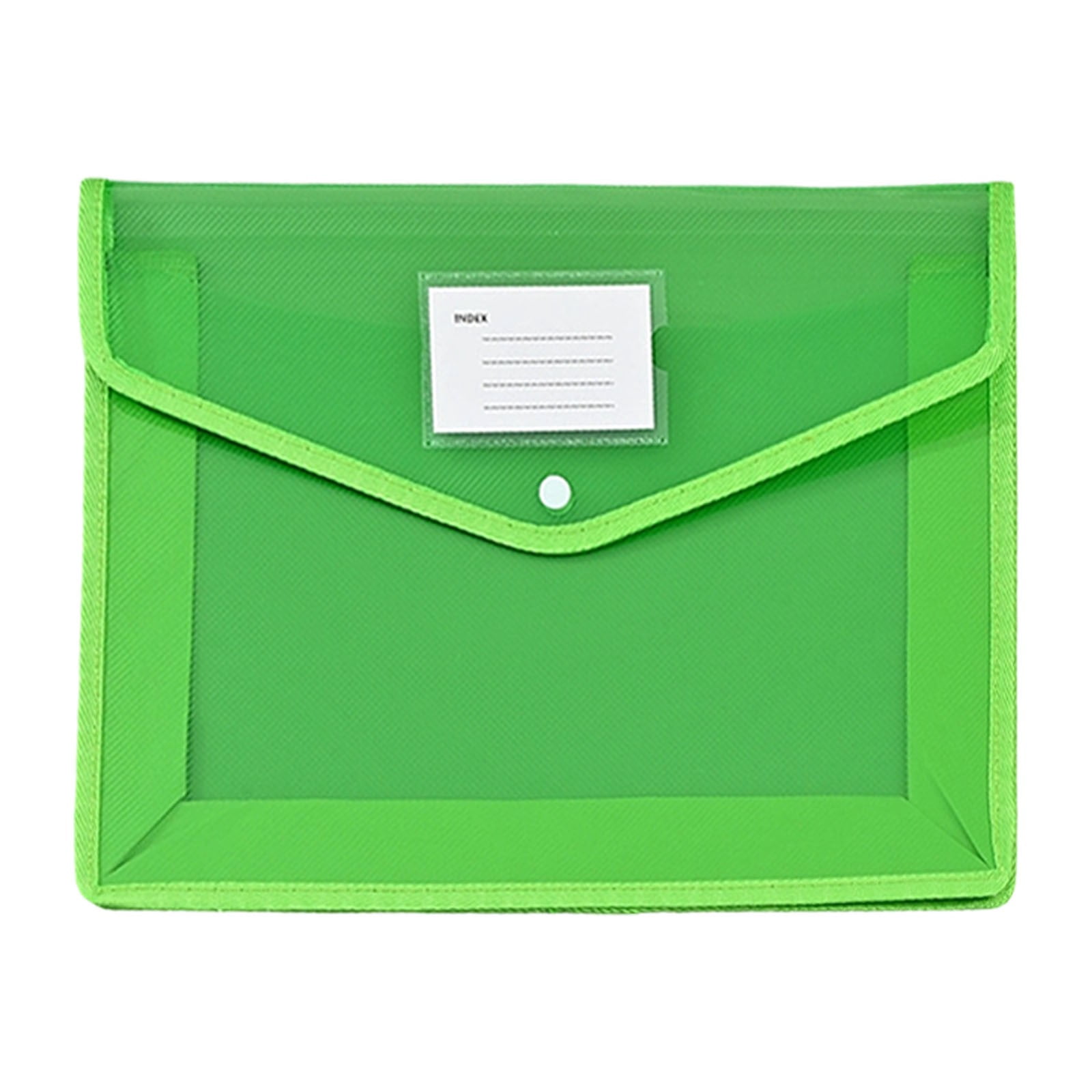 PPKVUFD 4Pcs Plastic Expanding File Folders, Envelope Folders for Documents, Waterproof Transparent Expandable File Folder, Large Capacity, Fit Letter/A4 Size