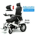 thumbnail image 5 of Culver Mobility - SHAWK - Reclining Foldable Lightweight Electric Wheelchair 500W Motor 330 lbs 13 Miles - Gray, 5 of 22