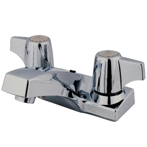 Kingston Brass KB100B 4 in. Centerset Bathroom Faucet, Polished Chrome