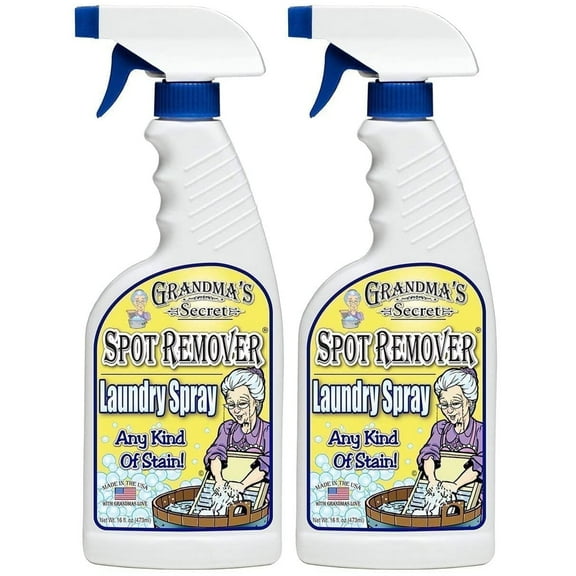 Grandma’s Secret Spot Remover for Clothes Fabric Laundry Spray Stain Remover 16oz 2 Pack