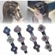 thumbnail image 1 of 4 Pcs Glitter Hair Clips, 1 of 4