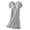Gray, variant on Women Short Sleeve Built-in Bra Padded Long Nightdress Sleepwear Pajamas,Shelf Bra Full Slip Casual Nightgown,Knee Length Comfy Soft Modal Sleep Shirt Night Shirt Dress Solid Sleepwear,Pink S-2XL