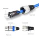 thumbnail image 5 of Cable de micrófono XLR Yumiwoow XLR macho a hembra de 2 m, paquete de 6, 5 of 9
