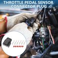 thumbnail image 2 of Conector de sensor de pedal de acelerador de 6 pines Unique Bargains, conector de terminal de cable hembra para BMW, para Mercedes-Benz, 1 juego, 2 of 6