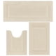 thumbnail image 1 of Juego de Alfombras para Baño SHACOS 3 Piezas Antideslizantes Suaves Beige, 1 of 9