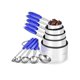 thumbnail image 1 of Measuring Cups and Spoons Set: U-Taste 18/8 Stainless Steel 10 Pieces Metal Stacking Kitchen Baking Cooking Food Measure Set 5 Cups 5 Spoons, 1 of 4